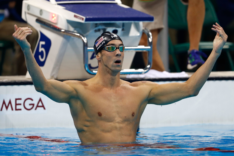 Michael Phelps – 1,93 m. | Getty Images Photo by Clive Rose