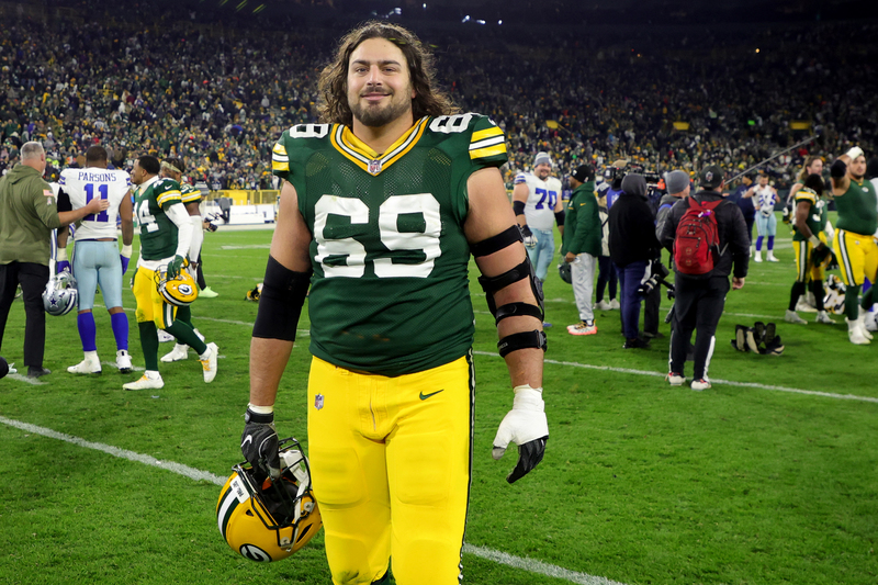 David Bakhtiari – Left Tackle | Getty Images Photo by Stacy Revere