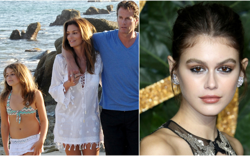 La fille de Cindy Crawford et de Rande Gerber : Kaia Gerber | Getty Images Photo by Denise Truscello/WireImage & Shutterstock Photo by Fred Duval