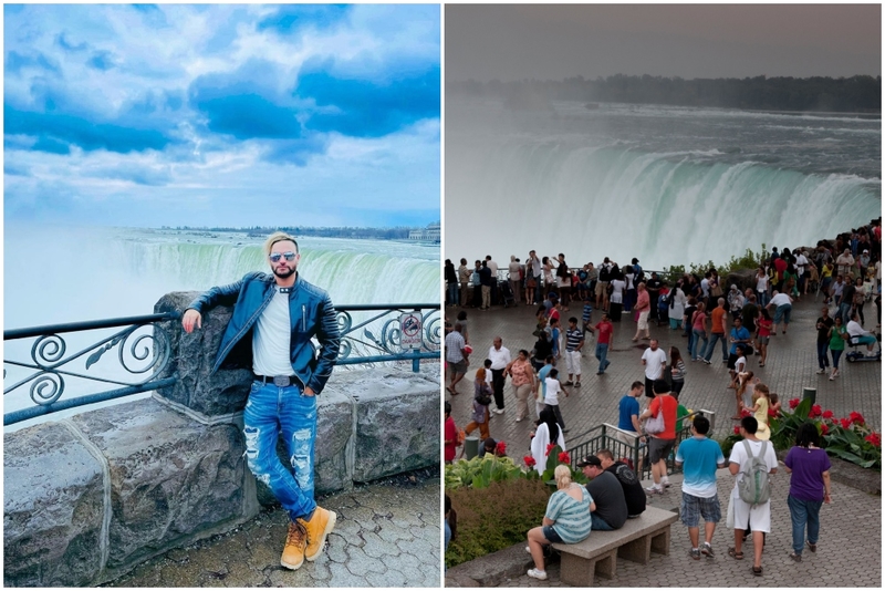 Niagara Falls, Canada/USA | Instagram/@princethelonewolf & Alamy Stock Photo