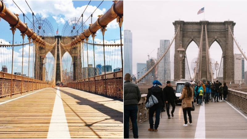 Brooklyn Bridge in New York, USA | Instagram/@thewilliamanderson & Alamy Stock Photo