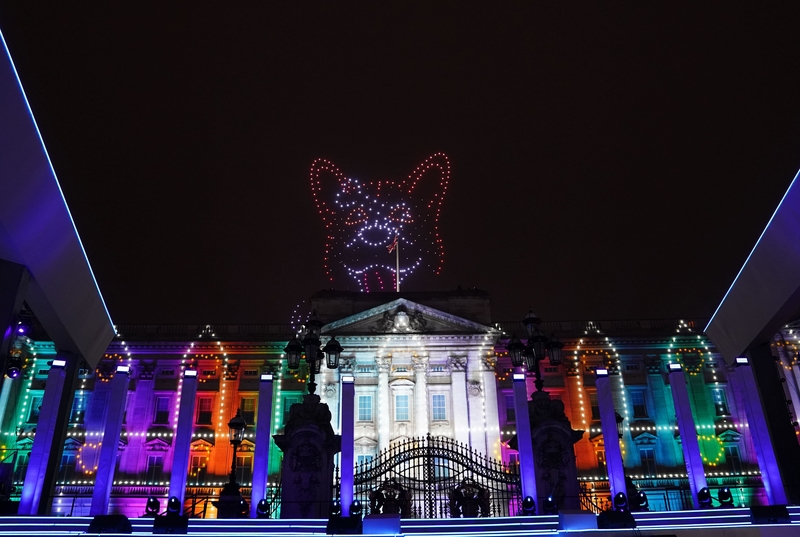 Drone Display | Alamy Stock Photo by Joe Giddens/ PA Images