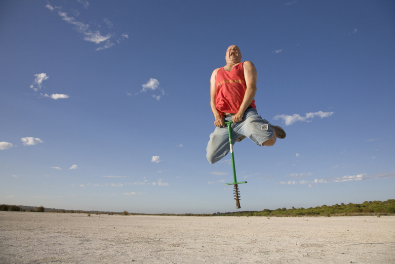 Tienen el viejo palo Pogo | Getty Images Photo by tap10