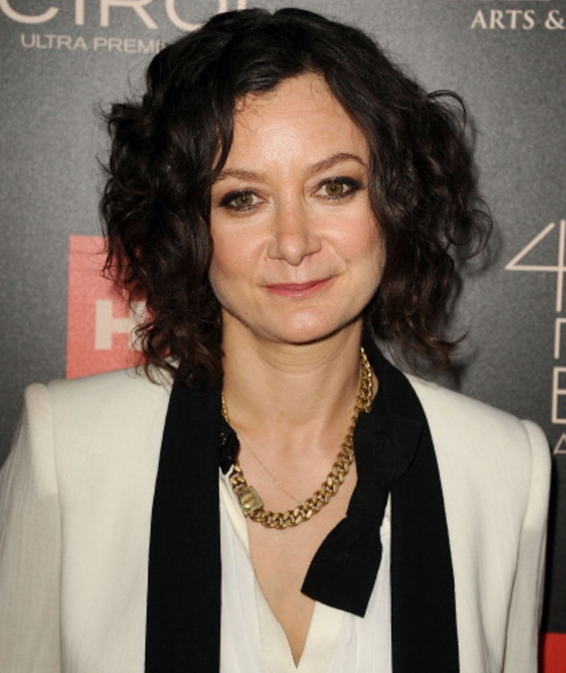 Sara Gilbert como Leslie Winkle – ahora | Getty Images Photo by Jason LaVeris/FilmMagic