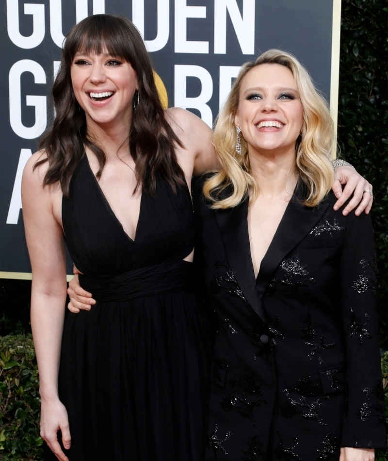 Kate McKinnon E Sua Irmã Emily Lynne Berthold | Alamy Stock Photo by Tony King/Geisler-Fotopress GmbH