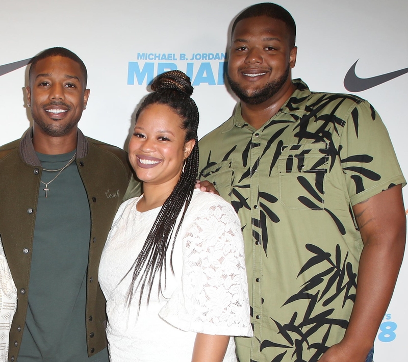 Michael B. Jordan E Seu Irmão Khalid | Alamy Stock Photo by Faye Sadou/Media Punch Inc/Alamy Live News