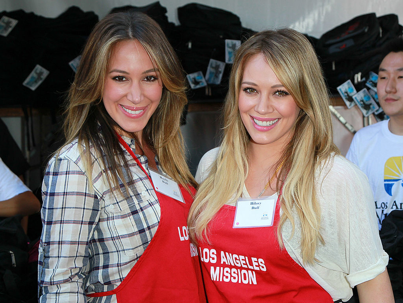 Hilary Duff Com Sua Irmã Haylie | Getty Images Photo by David Livingston