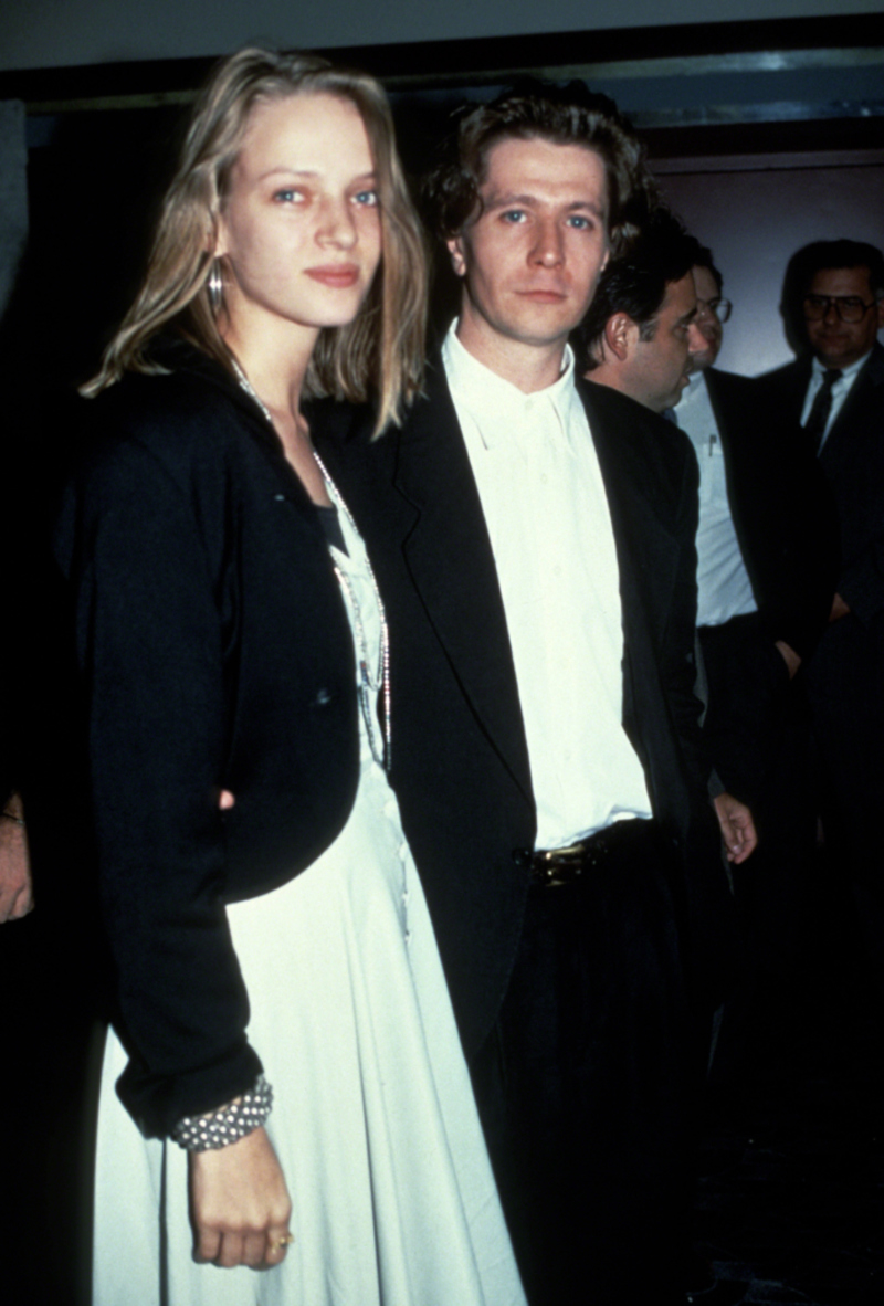 Gary Oldman & Uma Thurman | Getty Images/Photo by Robin Platzer