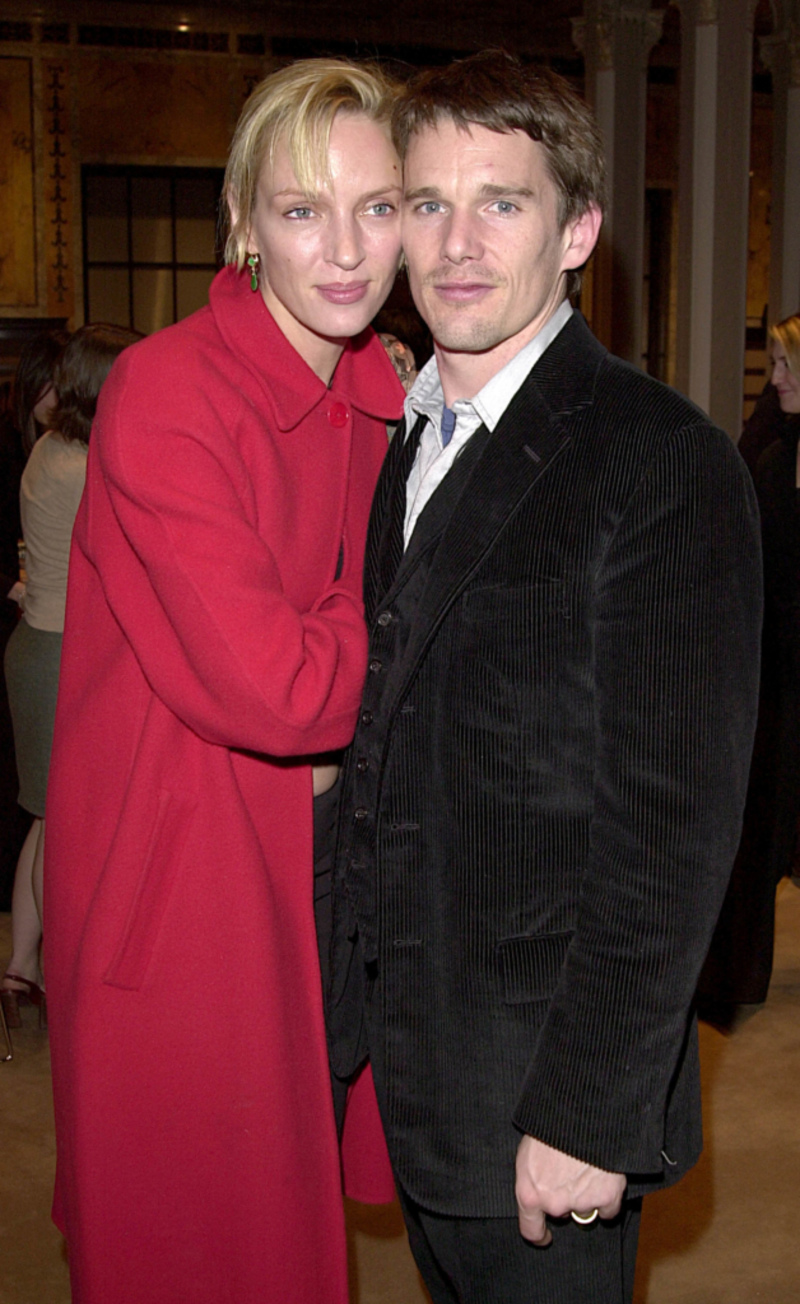 Ethan Hawke & Uma Thurman | Getty Images/Photo by Djamilla Rosa Cochran/WireImage