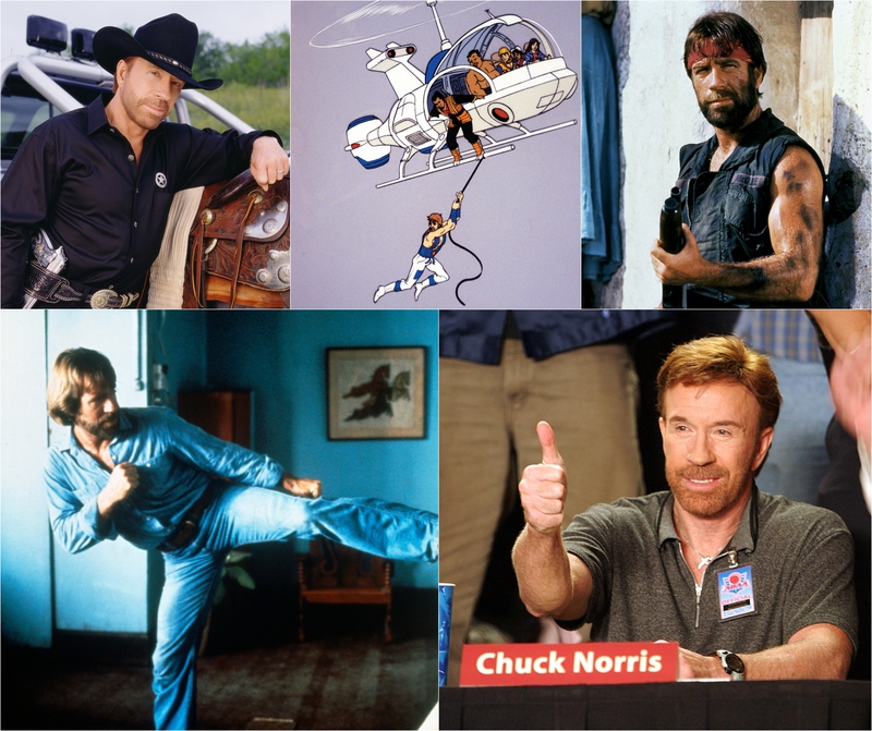 El hombre, el mito, la leyenda: Chuck Norris | Alamy Stock Photo by Courtesy Everett Collection & Ruby-Spears Productions/Courtesy Everett Collection & Maximum Film & TCD/Prod.DB & 20thCentFox/Courtesy Everett Collection