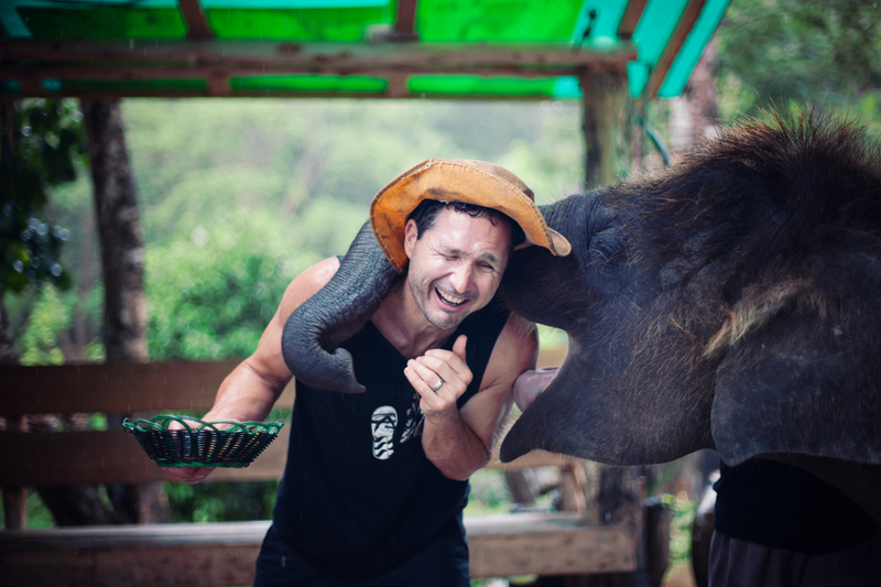 Eine Umarmung von einem Elefanten | Getty Images Photo by Cavan Images