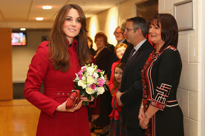 Le manteau rouge de chez AMI – Novembre 2012 | Getty Images Photo by Michael Steele - WPA Pool