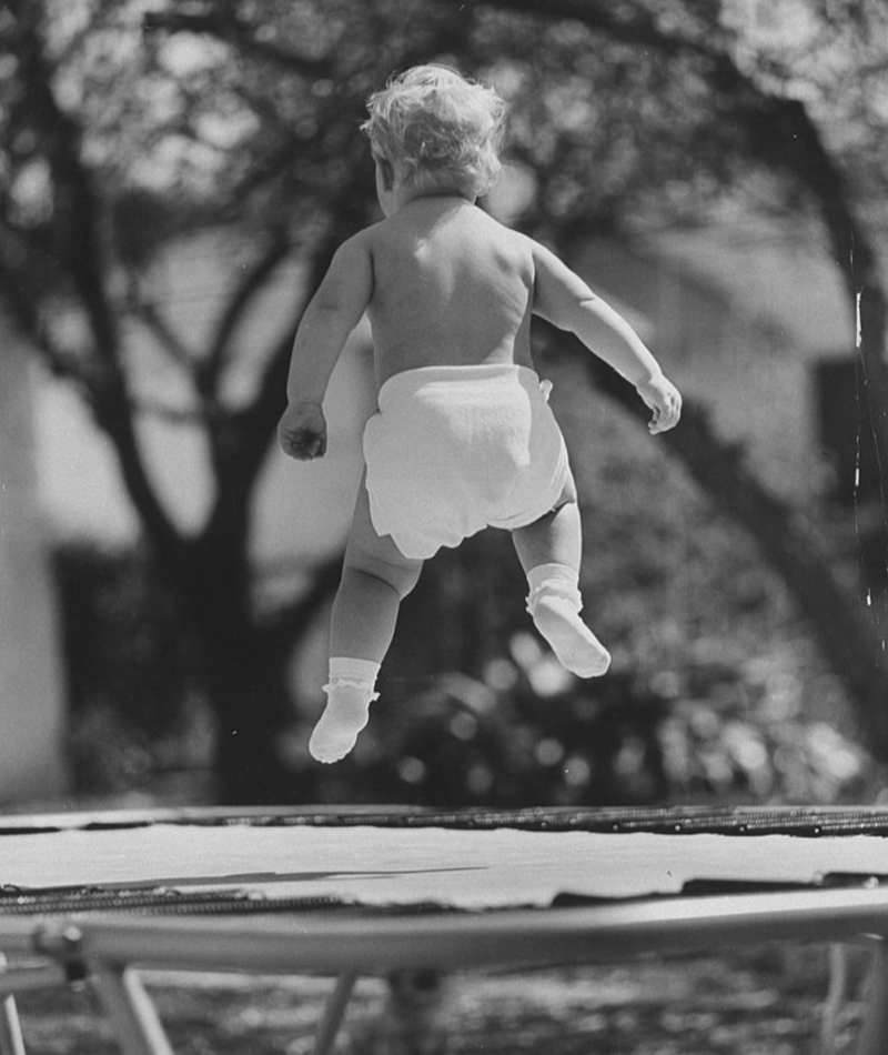 Sem Redes de Segurança Nos Trampolins | Getty Images Photo by Ralph Crane/The LIFE Picture Collection