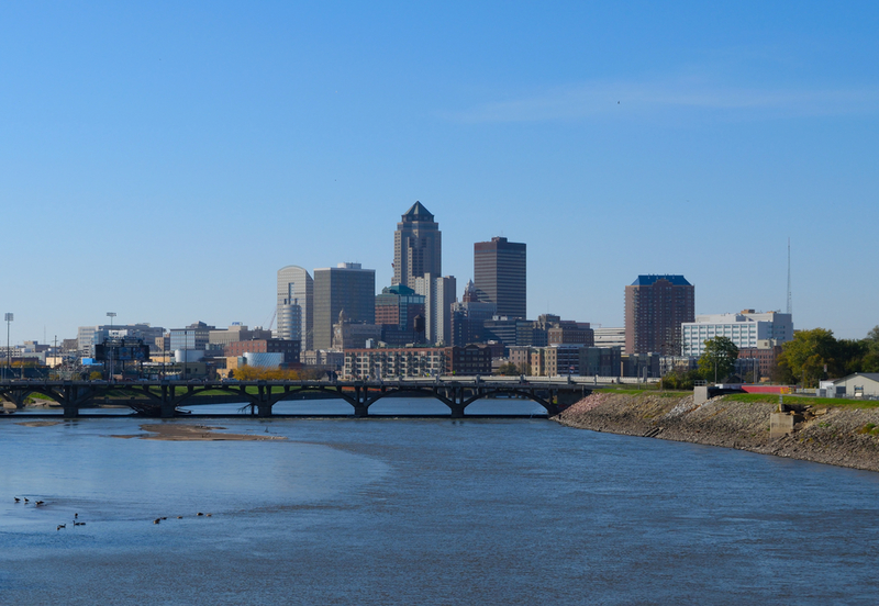 Des Moines, Iowa | Shutterstock