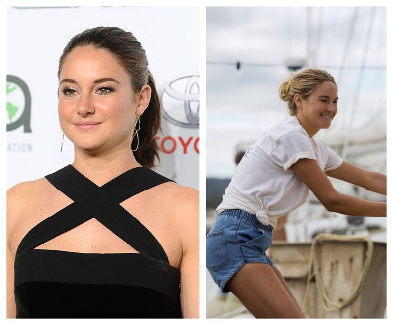 Shailene Woodley tuvo días comiendo solo 350 calorías para “A la deriva” | Getty Images Photo by Jason LaVeris/FilmMagic & Alamy Stock Photo by TCD/Prod.DB