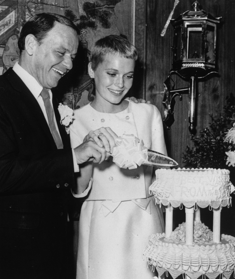 Frank Sinatra and Mia Farrow | Getty Images Photo by Keystone