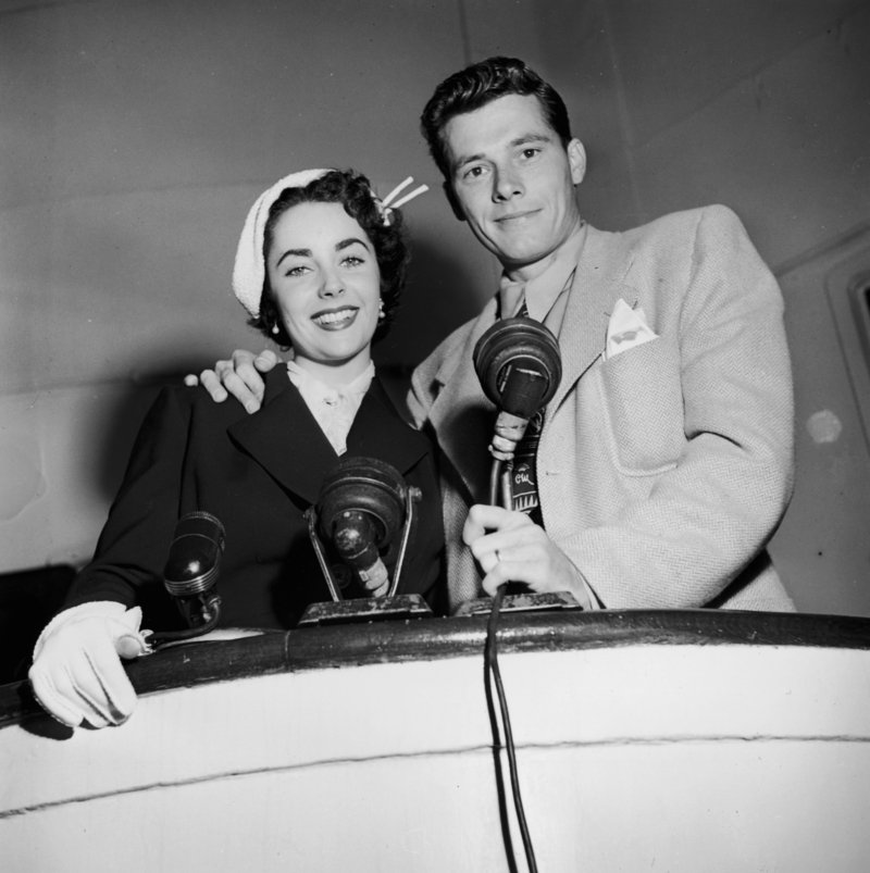 Elizabeth Taylor and Conrad Nicholson “Nicky” Hilton Jr. | Getty Images Photo by Keystone