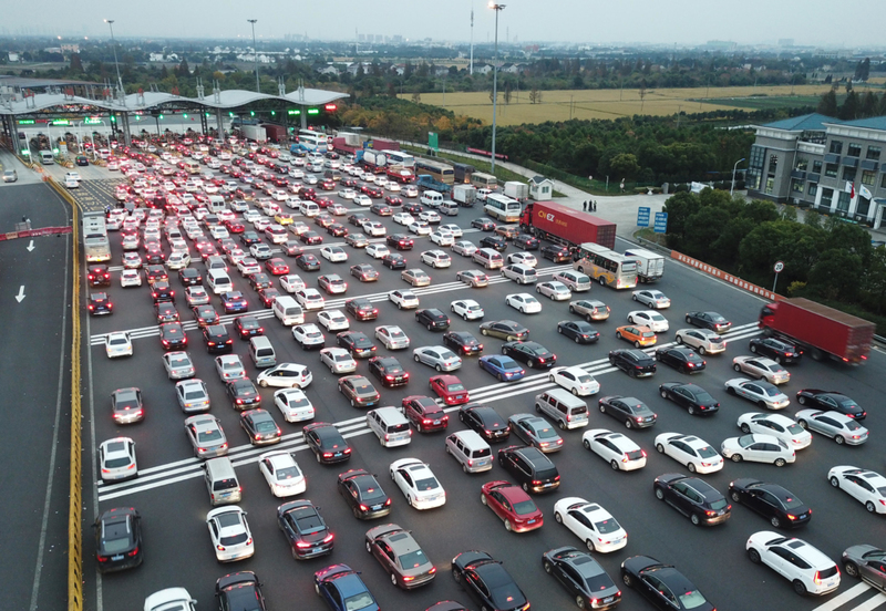 Tráfico en china | Alamy Stock Photo by Imaginechina Limited