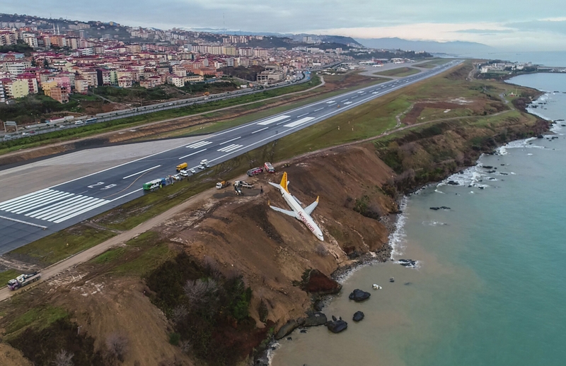 Accidente durante el aterrizaje | Getty Images Photo by STRINGER/AFP