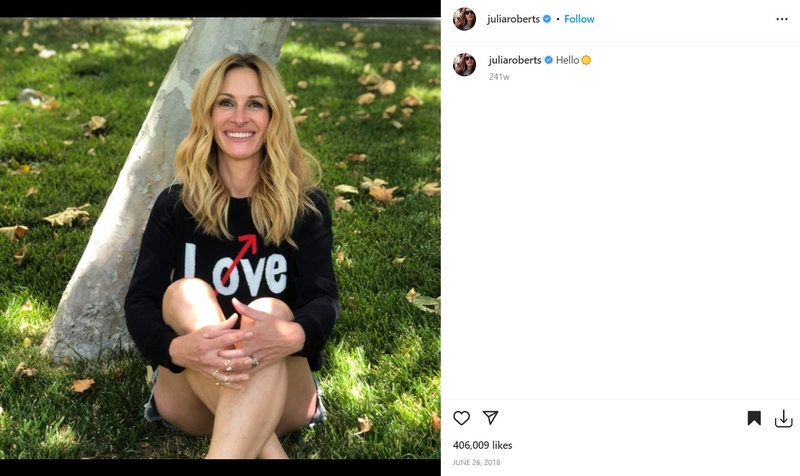 Insta Mom | Instagram/@juliaroberts