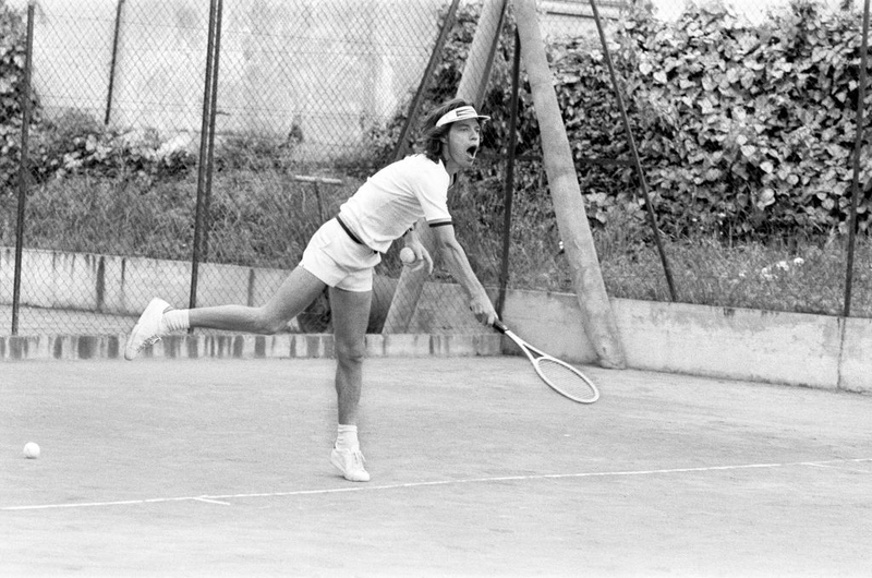 Mick Jagger Dons Tennis Whites | Getty Images Photo by Peter Stone/Mirrorpix