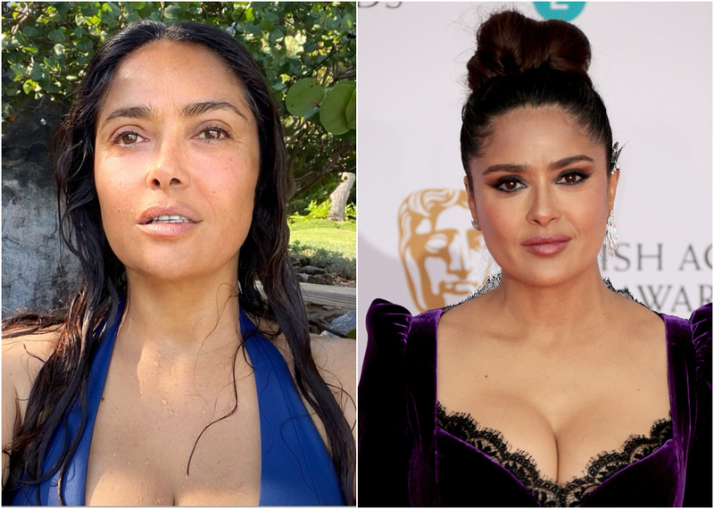 Salma Hayek | Instagram/@salmahayek & Alamy Stock Photo