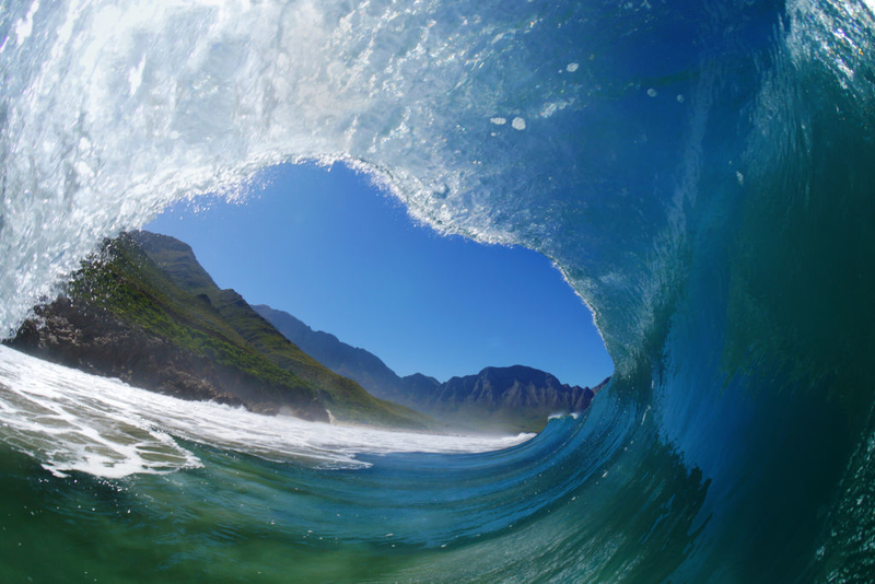 Es una ola... que parece de cristal | Getty ImagesPhotoMarck Botha/Barcroft Media