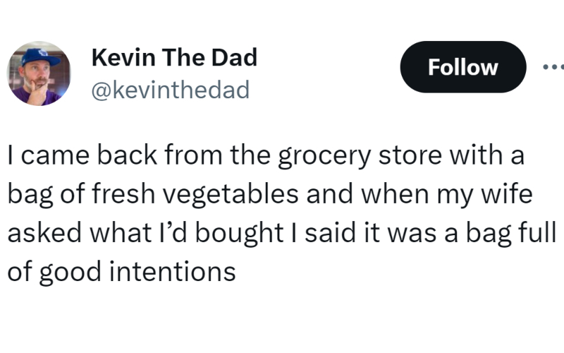 If We Eat Them Quick Enough, They Won’t Spoil | Twitter/@kevinthedad