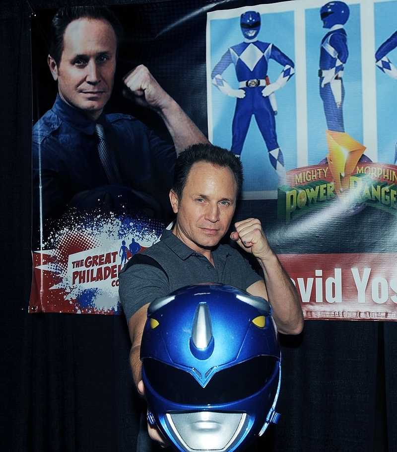 El set de “Power Rangers” vs. el ranger azul David Yost | Getty Images Photo by Bobby Bank/WireImage