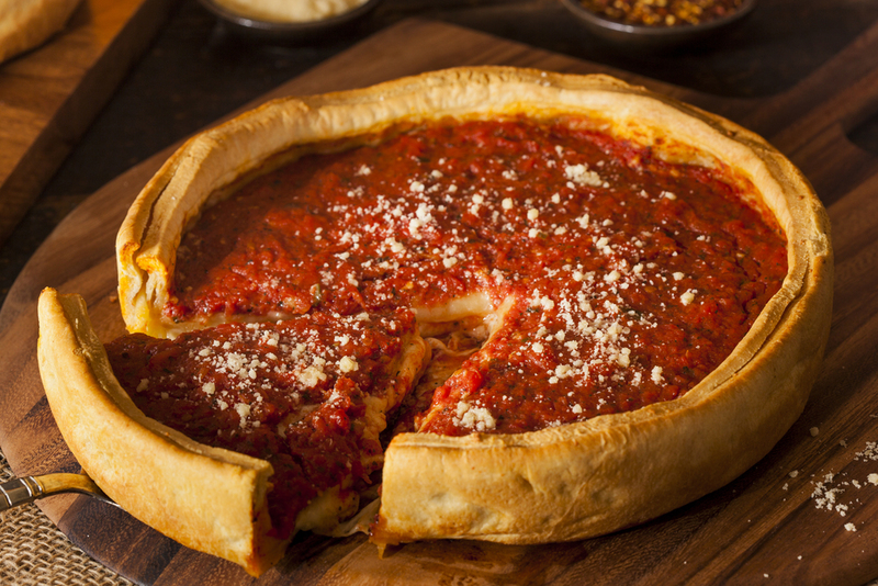 Deep Dish Pizza | Shutterstock