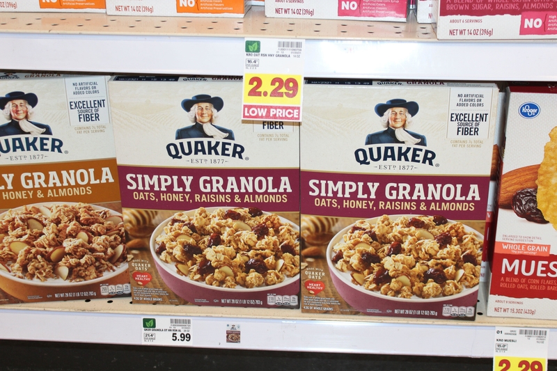 Quaker Natural Granola Oats | Alamy Stock Photo by Robert D Brozek