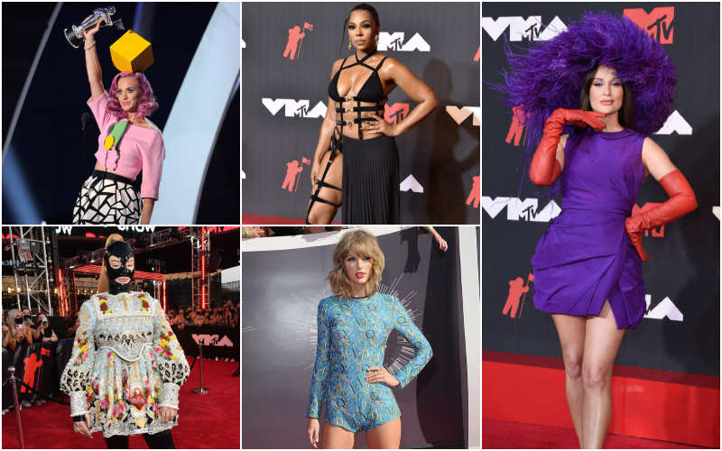 Mehr von den gewagtesten MTV VMA Fashion Looks aller Zeiten | Getty Images Photo by Kevin Mazur & Axelle/Bauer-Griffin & Kevin Mazur/MTV VMAs 2021 & Axelle/Bauer-Griffin