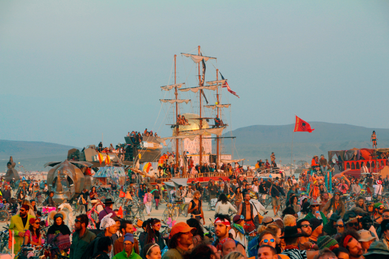 El espíritu del Burning Man se diluye en Billionaire's Row | Alamy Stock Photo by BLM Photo