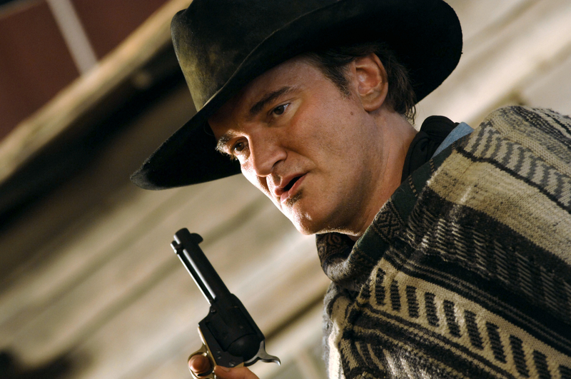 Quentin Tarantino como Frankie en Django sin cadenas | Alamy Stock Photo