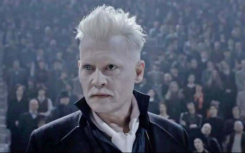 Johnny Depp como Gellert Grindelwald en Animales fantásticos y dónde encontrarlos | Alamy Stock Photo by Pictorial Press Ltd