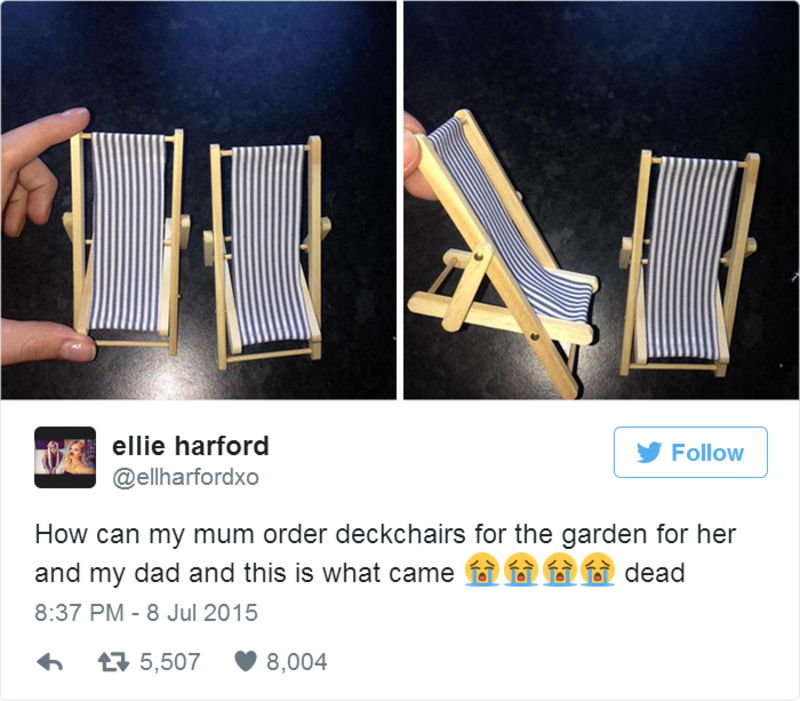 Making Lemonade Of Online Shopping Lemons | Twitter/@ellharfordxo