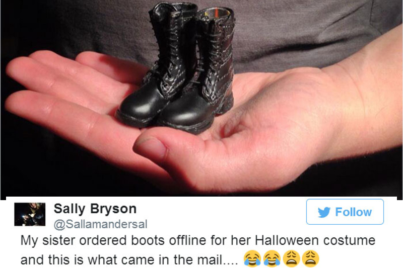 Online Shopping: The Tiny Feet Edition | Twitter/@Sallamandersal