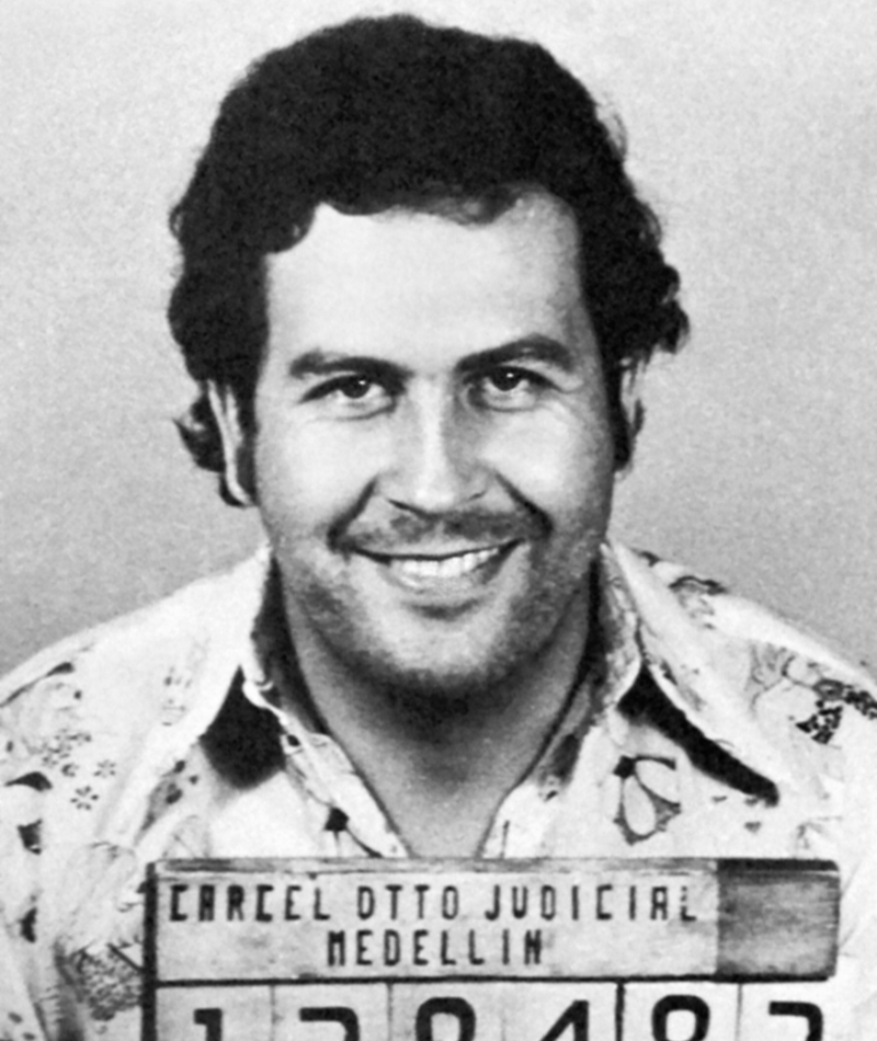 Fahndungsfoto von Pablo Escobar, 1976 - Durch das Auge der Geschichte ...