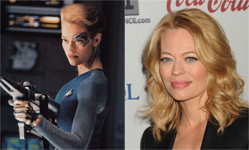 Jeri Ryan como Siete de Nueve | MovieStillsDB Photo by murraymomo/production studio & Alamy Stock Photo by Pictorial Press Ltd 