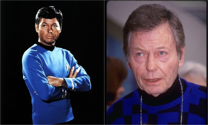 DeForest Kelley como el Dr. Leonard ‘Bones’ McCoy | MovieStillsDB Photo by movienutt/Paramount Pictures ,NBC & Alamy Stock Photo by Michelson/ZUMA Press, Inc.