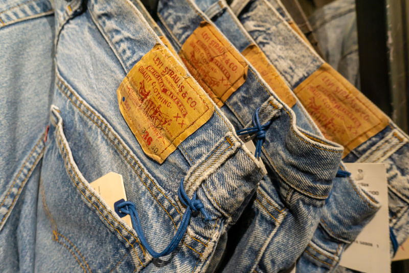 Vintage-Jeans von Levi’s | Alamy Stock Photo by Richard Levine 