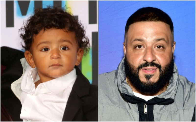 Asahd Tuck Khaled y DJ Khaled | Alamy Stock Photo by Nicky Nelson/WENN.com & Getty Images Photo by Moses Robinson/Revolt