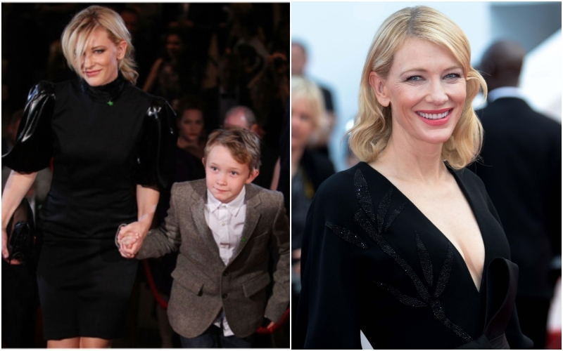 Roman Robert Upton y Cate Blanchett | Getty Images Photo by Don Arnold/WireImage & Alamy Stock Photo by dpa picture alliance