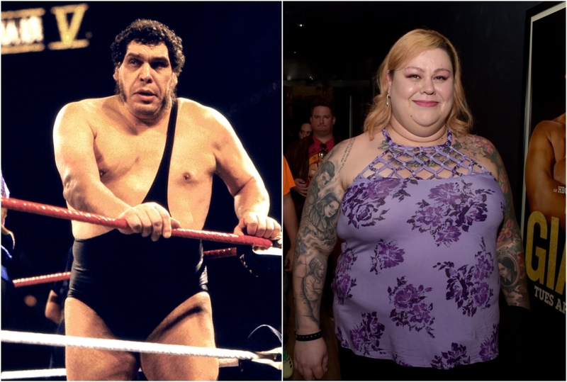 Die Tochter von Andre The Giant: Robin Christensen-Roussimoff | Getty Images Photo by Jeffrey Asher & Photo by Kevin Winter