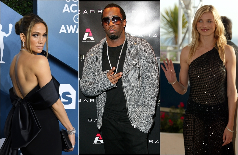 Sean Combs: Jennifer Lopez & Cameron Diaz | Getty Images Photo by Jon Kopaloff & Alamy Stock Photo