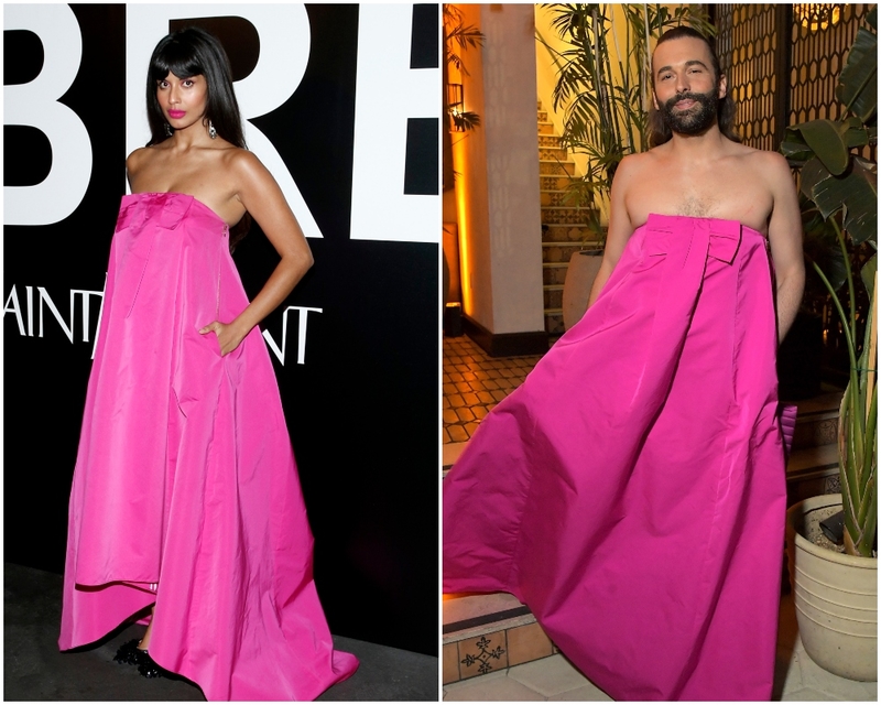 Jameela Jamil Vs. Jonathan Van Ness | Getty Images Photo by Brian Ach & Charley Gallay