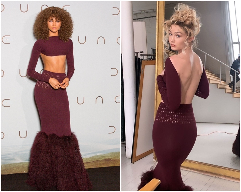 Zendaya Vs.Gigi | Alamy Stock Photo by Nasser Berzane/ABACAPRESS & Instagram/@gigihadid