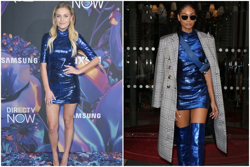 Kelsea Ballerini Vs. Chanel Iman | Getty Images Photo by Michael Loccisano & Shutterstock Editorial Photo by Beretta/Sims