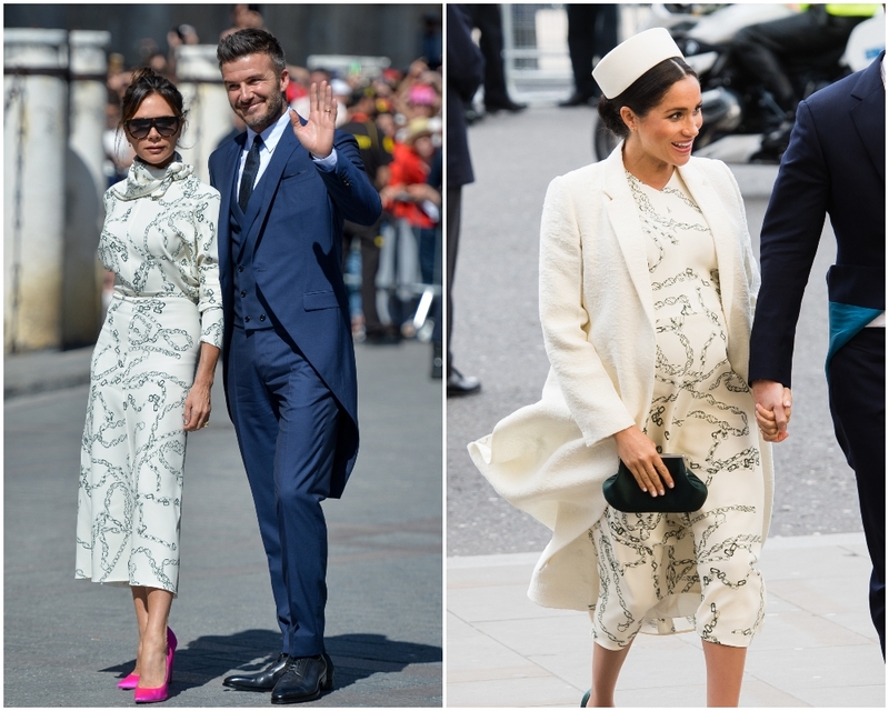 Victoria Beckham Vs. Megan Markle | Getty Images Photo by Aitor Alcalde & Samir Hussein/WireImage