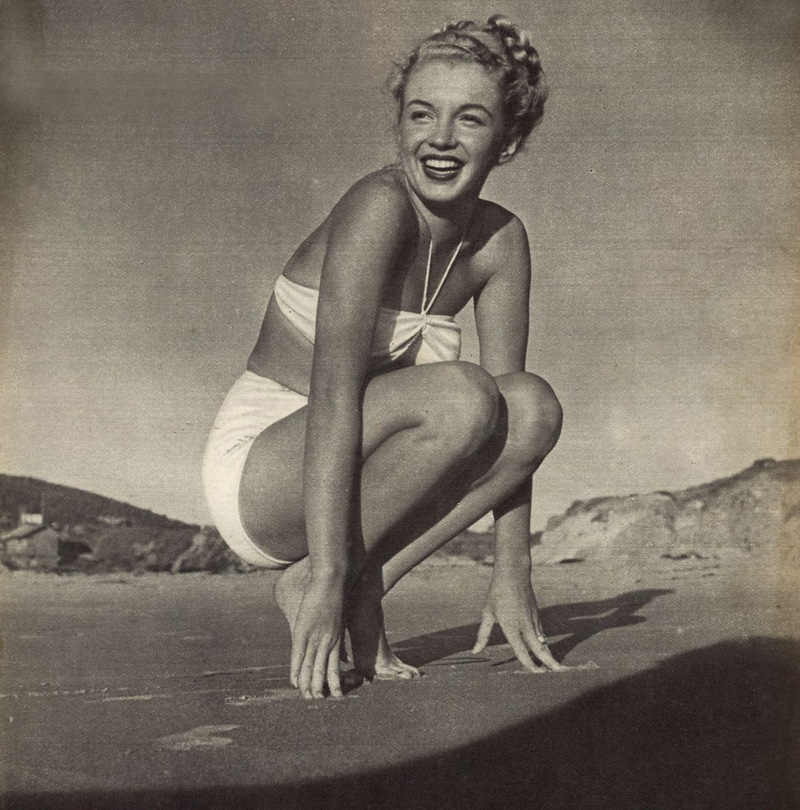 Uma Viagem de Carro: a Primeira Sessão de Fotos de Norma Jeane | Getty Images Photo by Andre de Dienes/Picture Post/IPC Magazines/MUUS Collection